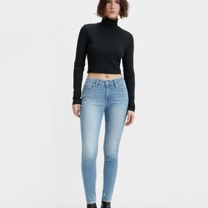 Levi's Women's 711 Light Blue Skinny Jeans